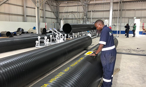 Plasco HDPE Weholite pipes factory